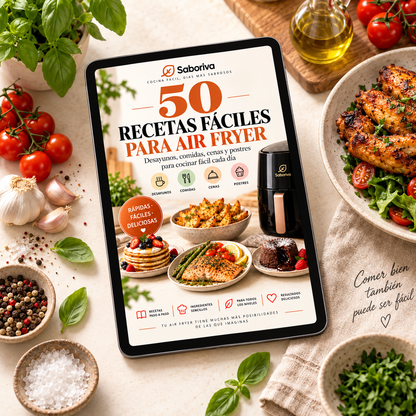 50 Recetas Fáciles para Air Fryer - Saboriva™